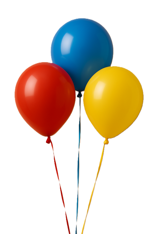 3 Assorted Latex Balloon