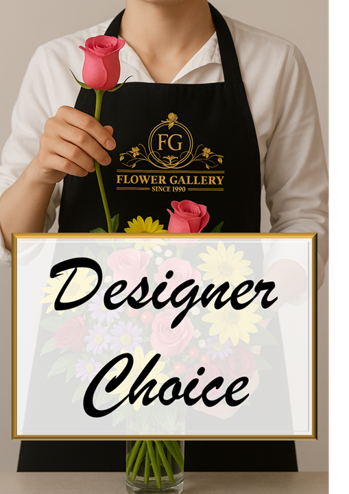 Designer Choice in a vase