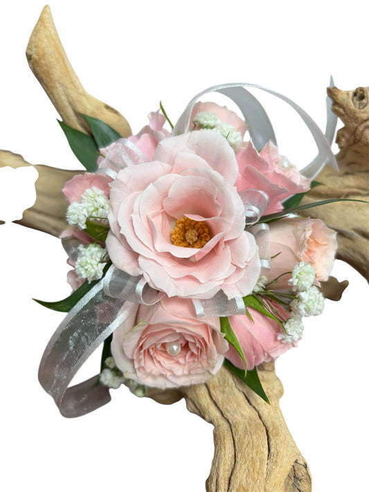 Blushing Rose Corsage