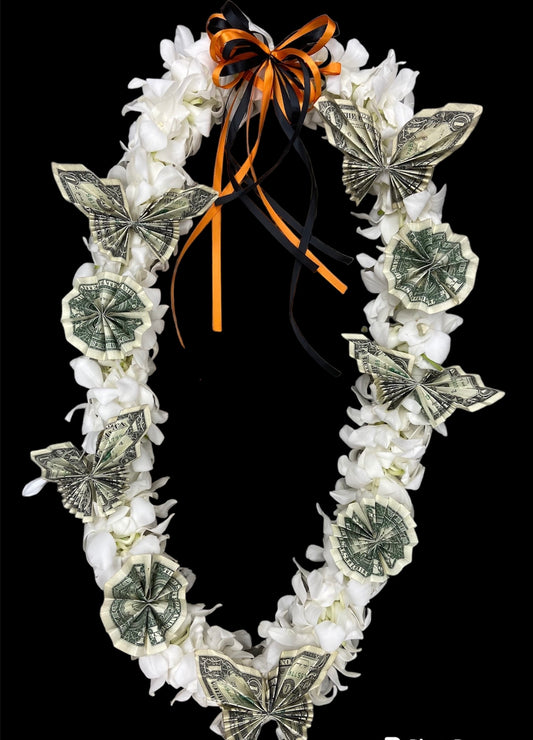 White Money Lei