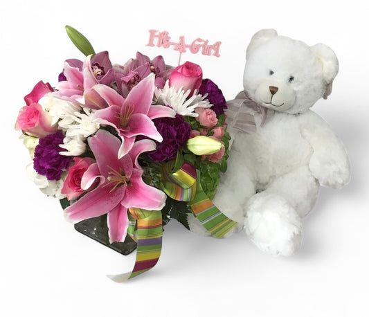 It's- A- Girl bouquet